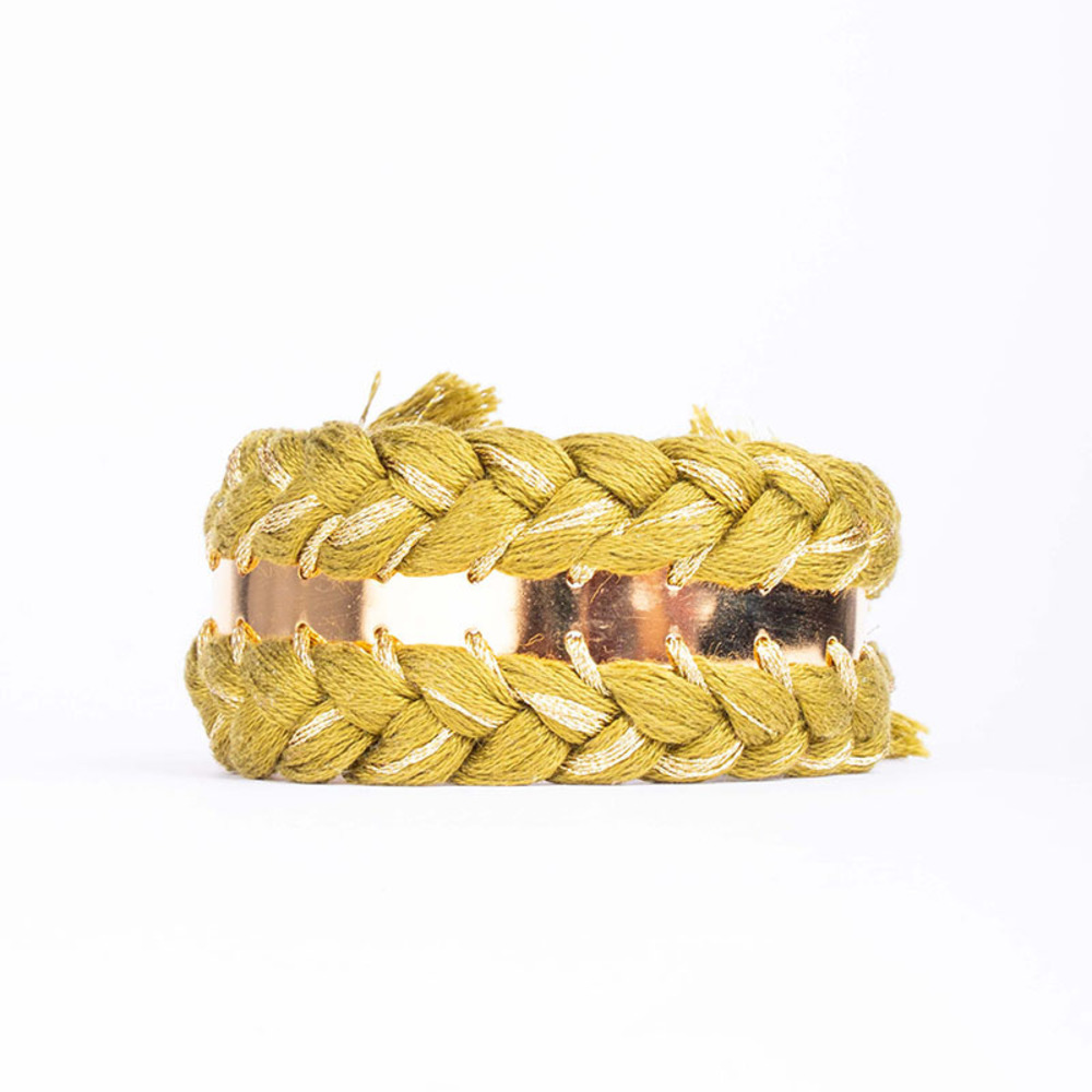 AURELIE BIDERMANN GOLD, OLIVE BRACELET | WOMENS